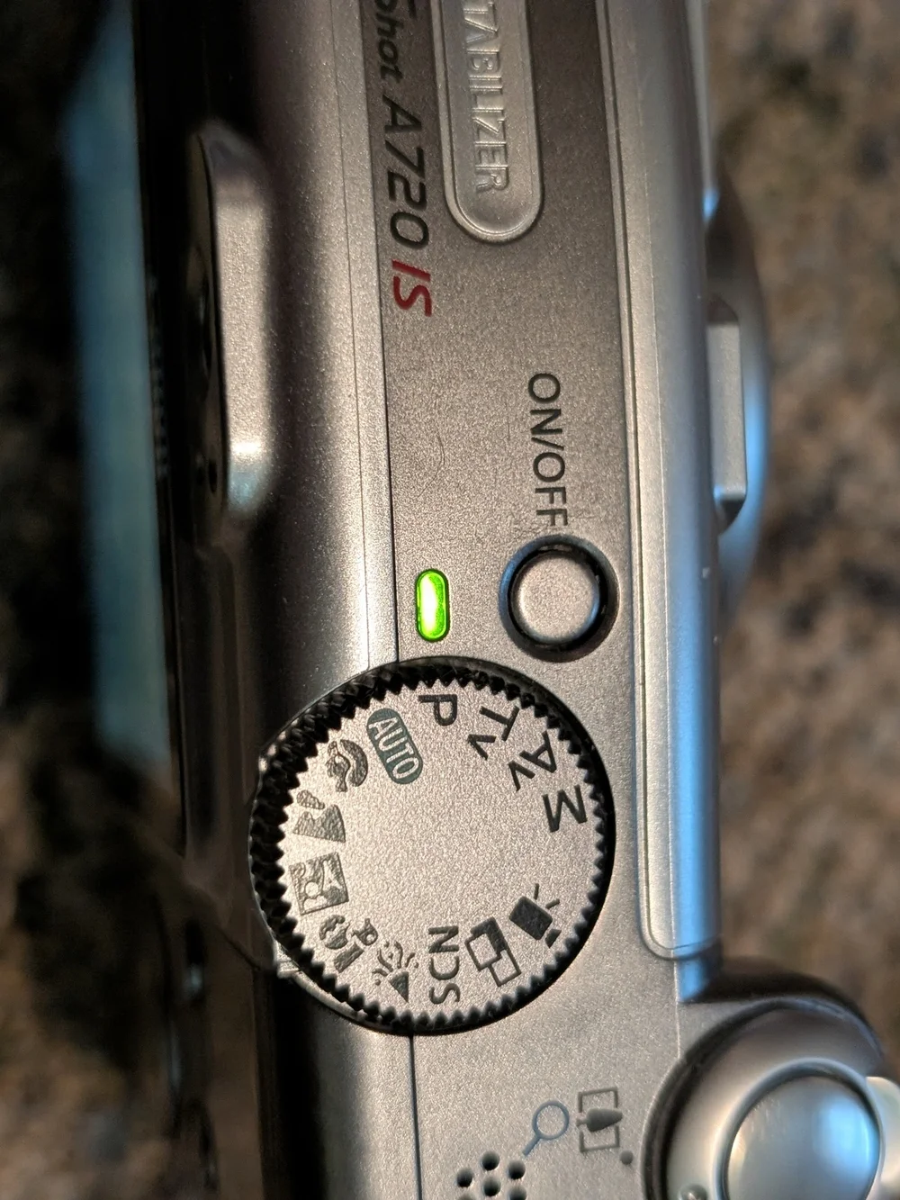 Canon PowerShot A720 IS Digital Camera - Silver